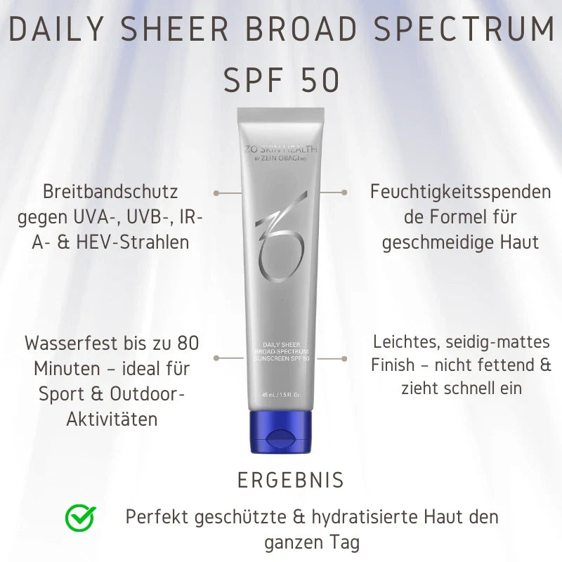 ZO® Skin Health Daily Sheer Broad Spectrum SPF 50 – 45 ml