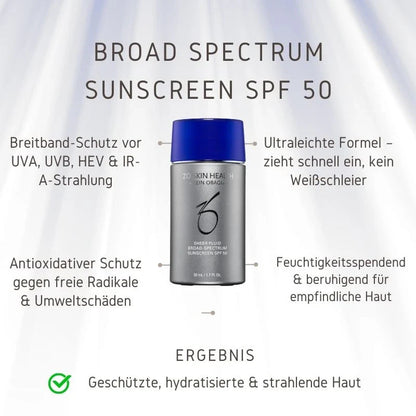 Сонцезахисний крем широкого спектру дії ZO® Skin Health Sheer Fluid SPF 50 – 50 мл